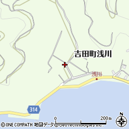 愛媛県宇和島市吉田町浅川768周辺の地図