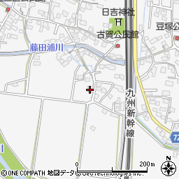 福岡県久留米市荒木町荒木1782周辺の地図