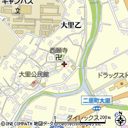 佐賀県伊万里市二里町大里乙1102周辺の地図