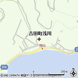愛媛県宇和島市吉田町浅川167周辺の地図