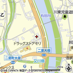 佐賀県伊万里市二里町大里乙74周辺の地図