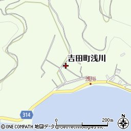 愛媛県宇和島市吉田町浅川189周辺の地図