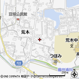 福岡県久留米市荒木町荒木1909-1周辺の地図