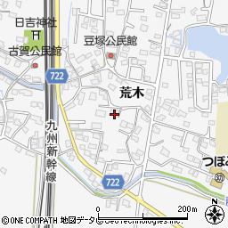 福岡県久留米市荒木町荒木1870周辺の地図