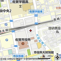 佐賀県ＪＡ会館周辺の地図