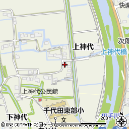 佐賀県神埼市上神代1800-9周辺の地図