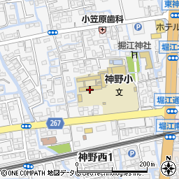 佐賀市立神野小学校周辺の地図