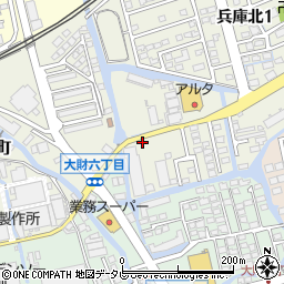 日本通運株式会社　佐賀支店佐賀物流センター重機建設周辺の地図