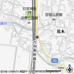 福岡県久留米市荒木町荒木1835周辺の地図