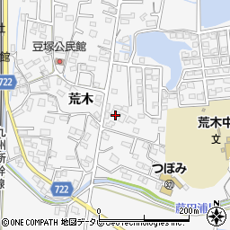 福岡県久留米市荒木町荒木1909-2周辺の地図