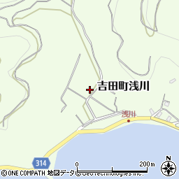 愛媛県宇和島市吉田町浅川769周辺の地図