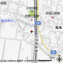 福岡県久留米市荒木町荒木1791周辺の地図