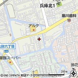 株式会社古賀商事　清掃管理周辺の地図