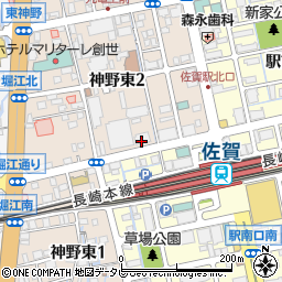 佐賀東信用組合本店営業部周辺の地図