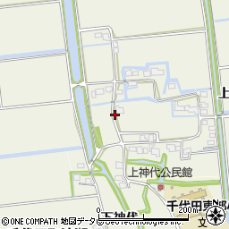 佐賀県神埼市上神代1844周辺の地図
