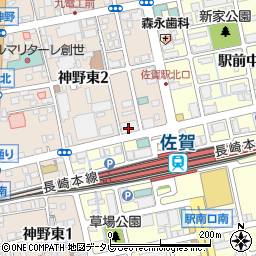 JR九州セコム株式会社佐賀営業所周辺の地図