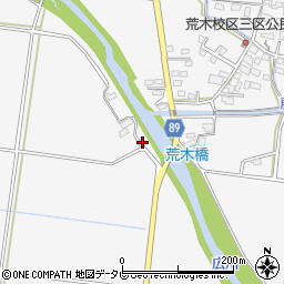 福岡県久留米市荒木町荒木2791周辺の地図