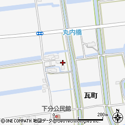 佐賀県佐賀市兵庫町瓦町1437周辺の地図