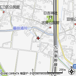 福岡県久留米市荒木町荒木1822周辺の地図