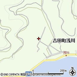 愛媛県宇和島市吉田町浅川680周辺の地図