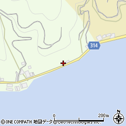 愛媛県宇和島市吉田町浅川43周辺の地図