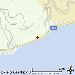 愛媛県宇和島市吉田町浅川44周辺の地図