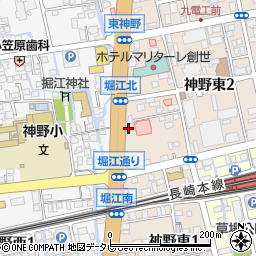 古賀造花店周辺の地図