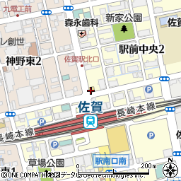 ファミリーマート佐賀駅北店周辺の地図