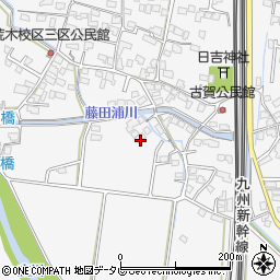 福岡県久留米市荒木町荒木1779-6周辺の地図