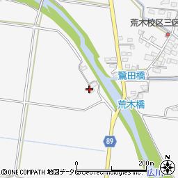 福岡県久留米市荒木町荒木2782-6周辺の地図