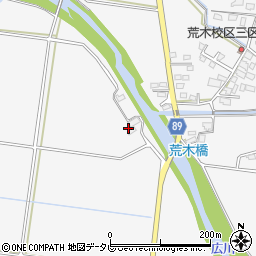 福岡県久留米市荒木町荒木2782周辺の地図