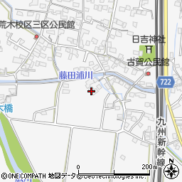 福岡県久留米市荒木町荒木1779周辺の地図