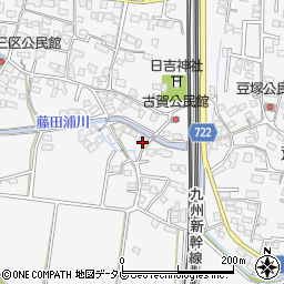 福岡県久留米市荒木町荒木1821-1周辺の地図