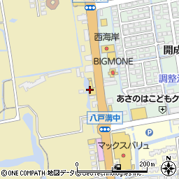 ブックオフ佐賀鍋島店周辺の地図