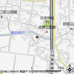 福岡県久留米市荒木町荒木1821周辺の地図