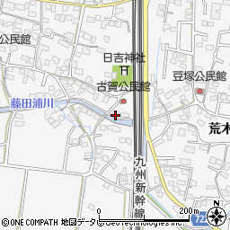 福岡県久留米市荒木町荒木1829-1周辺の地図