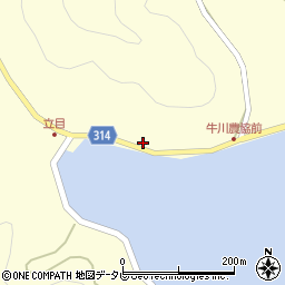 愛媛県宇和島市吉田町南君2068周辺の地図