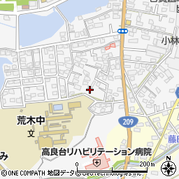 福岡県久留米市荒木町荒木1948周辺の地図