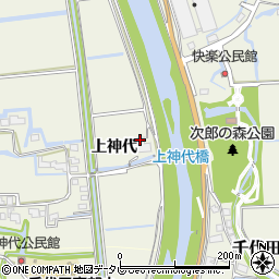 佐賀県神埼市上神代1491周辺の地図