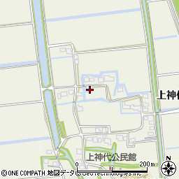 佐賀県神埼市上神代1730周辺の地図