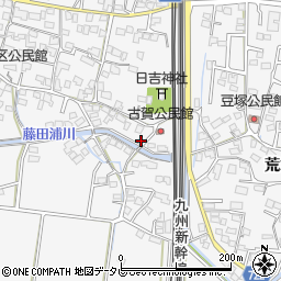 福岡県久留米市荒木町荒木1828周辺の地図