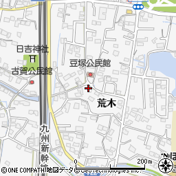 福岡県久留米市荒木町荒木1872周辺の地図