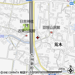 福岡県久留米市荒木町荒木1839周辺の地図