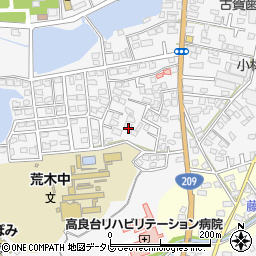 福岡県久留米市荒木町荒木1942-5周辺の地図