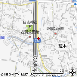 福岡県久留米市荒木町荒木1840周辺の地図