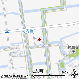 佐賀県佐賀市兵庫町瓦町1618周辺の地図