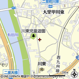 佐賀県伊万里市二里町（大里甲川東）周辺の地図