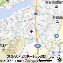 福岡県久留米市荒木町荒木1949周辺の地図