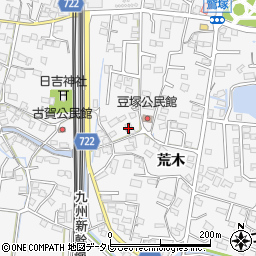 福岡県久留米市荒木町荒木1854周辺の地図