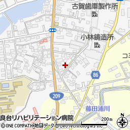 福岡県久留米市荒木町荒木1959-5周辺の地図